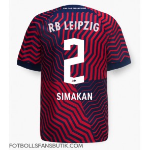 RB Leipzig Mohamed Simakan #2 Replika Bortatröja 2023-24 Kortärmad